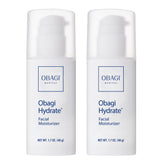 Obagi Hydrate bottle front in a 2-pack for daily moisture benefits