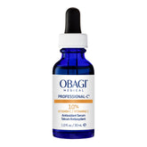 Obagi Medical Pro-C10 bottle close-up highlighting vitamin C packaging benefits