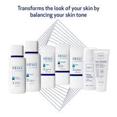 Obagi Nu-Derm Fx Exfoderm application helps exfoliate and refine texture