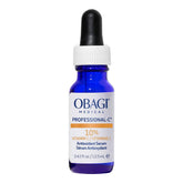 Obagi Professional-C 10% Serum bottle with pump showing easy brightness application