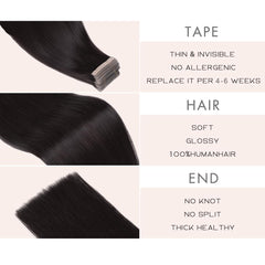 OBHD strong invisible tape attachment keeps extensions securely in place
