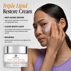 OBOGEE night application demonstrates deep nourishment for improved skin texture by morning