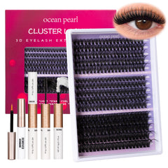 Ocean Pearl bond adhesive for secure lash cluster placement