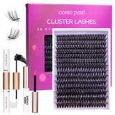 Ocean Pearl lash clusters 10mm for natural daily enhancement and comfort.