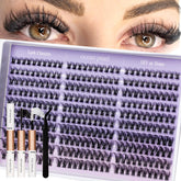 Ocean Pearl lash clusters 300pcs in 10-18mm for a natural look.