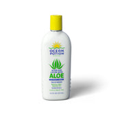 Ocean Potion after sun lotion bottle shown for skin hydration after sun exposure