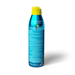 Ocean Potion Sunscreen Body Spray SPF 30 label close-up shows Vitamin E and Aloe.