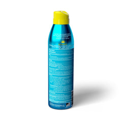 Ocean Potion SPF50 spray in action showing a quick-dry mist