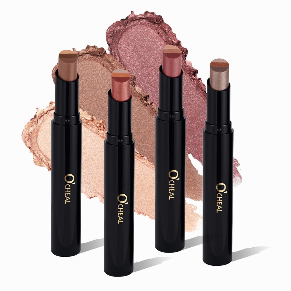 O'CHEAL gradient eyeshadow stick in matte earth for daily natural looks.