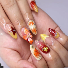 OCOUYVD almond-press-on-nails-medium provide comfortable, salon-style shape at home