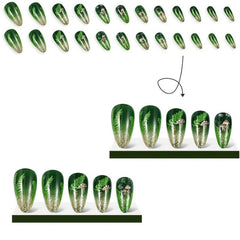 OCOUYVD full-cover acrylic tips offer durable, reusable manicure options