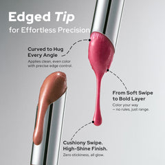 Oddtype Unseen Balloon Tint long-wear gloss delivers steady shine.