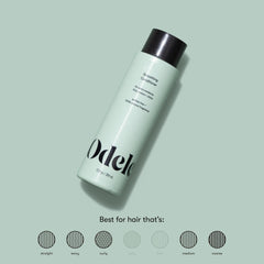 ODELE smoothing conditioner hair strands reveal shine and hydrated texture
