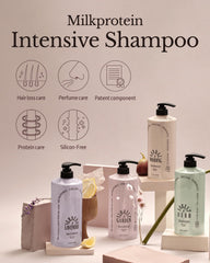 ODID Milk Protein Intensive Shampoo softness delivers silky, smooth results after washing.