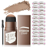 OETUIOW eyebrow stamp kit with 24 shapes for natural beginner brows