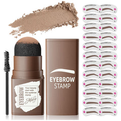 OETUIOW eyebrow stamp kit with 24 shapes for natural beginner brows