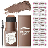 OETUIOW eyebrow stamp kit with 24 stencils for versatile brow shapes