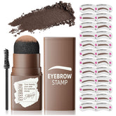 OETUIOW eyebrow stamp kit with 24 stencils for precise brow shaping.