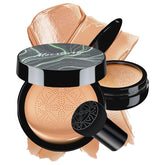 OETUIOW Mushroom Head Air Cushion CC Cream packaging, compact and travel-friendly for touch-ups.