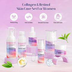 Ofanyia facial toner bottle refreshes and balances skin for a smooth base.