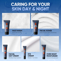 Ofanyia eye cream for men softens fine lines under the eyes.