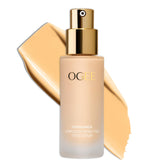 Ogee Aspen 1.0W foundation bottle shows lightweight, natural-looking coverage.