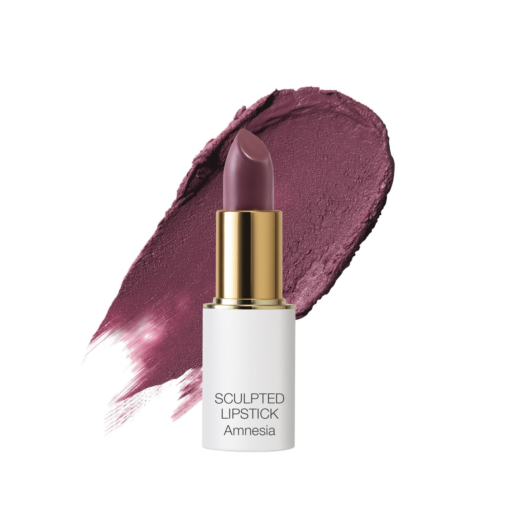 Ogee Full Bloom Lipstick Amnesia tube showing long-lasting, creamy color.