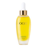 Ogee Jojoba Glow Face Oil bottle pouring for instant hydration and a dewy finish.