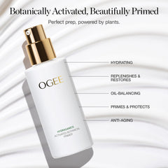 Ogee hyaluronic-acid squalane formula emphasizing deep hydration for plump-looking skin.