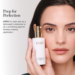Ogee rose chamomile infusion highlighting antioxidant botanicals for soothing effect.