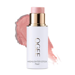 Ogee Sculpted Face Stick Pearl Shimmer in application delivers natural glow.
