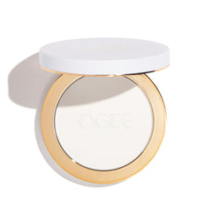 Ogee Sculpted Powder bottle close-up showing a smooth, natural finish.