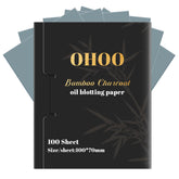 OHOO face blotting paper removes shine without disturbing makeup