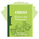 OHOO face oil blotting paper packaging for easy on-the-go oil control.