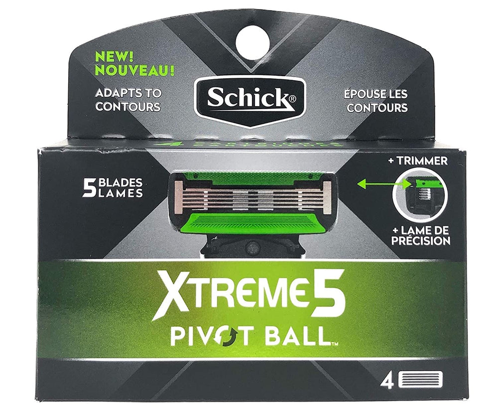 Ohio Trading Xtreme 5 PivotBall razor refills close-up view for a smooth, comfortable shave.