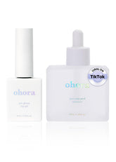 ohora bundle set easy peel remover for gentle at-home nail prep.