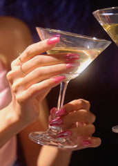Ohora N Pink Chrome strip application demonstrates easy fit on nails.