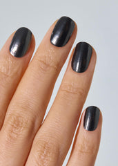 ohora nboba chrome nail wraps closeup highlights 30-piece set for easy at-home nails