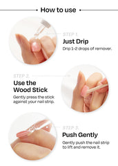 ohora prep pads and nail file included for clean, smooth prep.