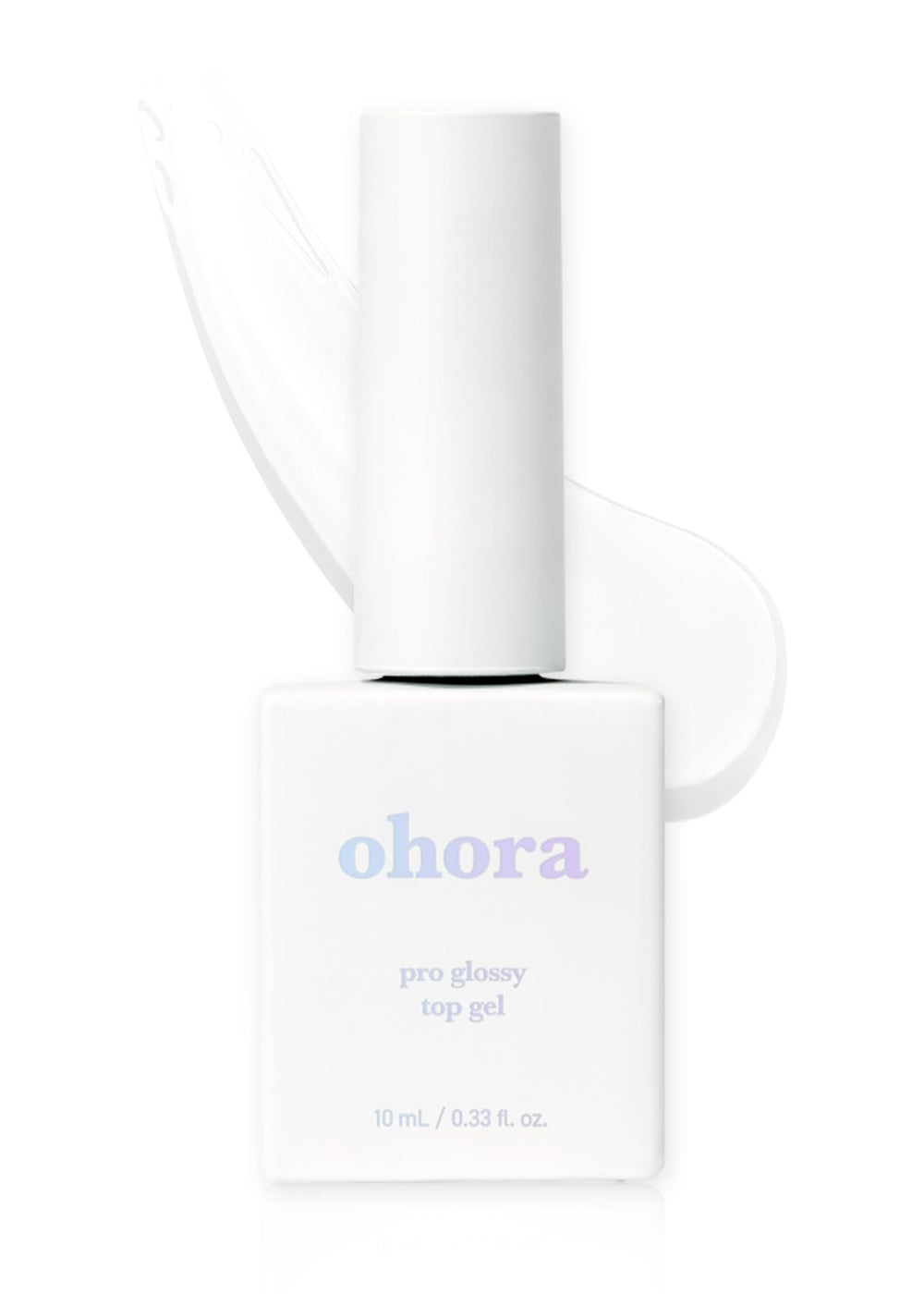 ohora Pro Glossy Top Gel bottle and packaging for salon-grade shine.