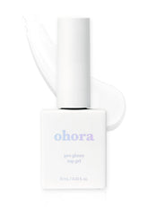 ohora Pro Glossy Top Gel bottle and packaging for salon-grade shine.