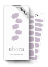 Ohora N Cream Lavender box shows color options and included tools for at-home nail art.