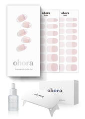 ohora semi-cured gel nail strips value set box for at-home salon-quality nails