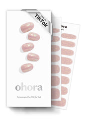 ohora Pink Wonderland gel nail strips ready for at-home salon-quality nails.