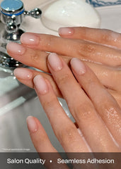 Ohora waterproof top gel layer close-up indicating durable wear