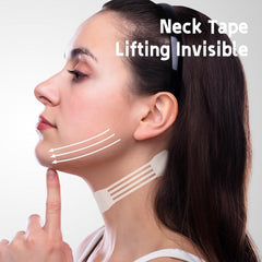 OJJ Neck Tape Lifting Invisible individual patches emphasize portability and hygienic use.