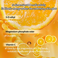 OKADY Vitamin C toner image highlights hydrating balance for a fresh complexion.