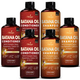 Okaga Batana Oil Shampoo bottle showing gentle cleansing for textured hair