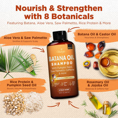 Okaga Batana Oil Shampoo rich lather evenly cleanses hair