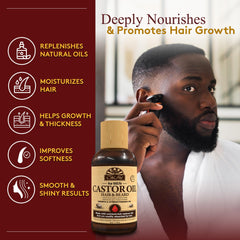 OKAY bottle pour captures easy-to-use oil ideal for quick grooming routines